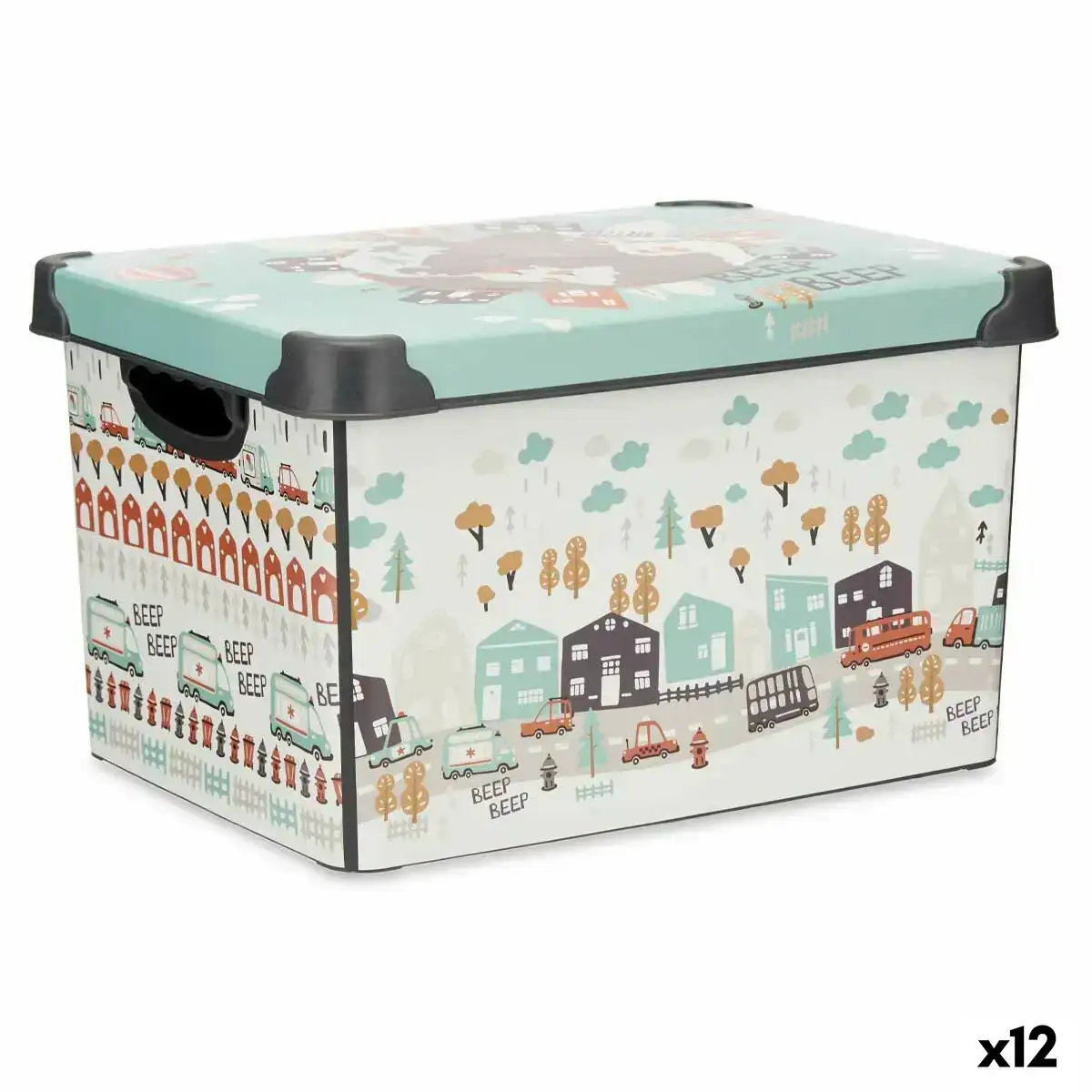 Boite de rangement avec couvercle enfant route 22 l plastique 29 5 x 23 5 x 39 5 cm 12 unites _1334. DIAYTAR COTE D'IVOIRE - L'Écrin de Vos Désirs Shopping. Parcourez notre boutique en ligne et explorez des produits minutieusement choisis pour répondre à vos envies les plus exigeantes.