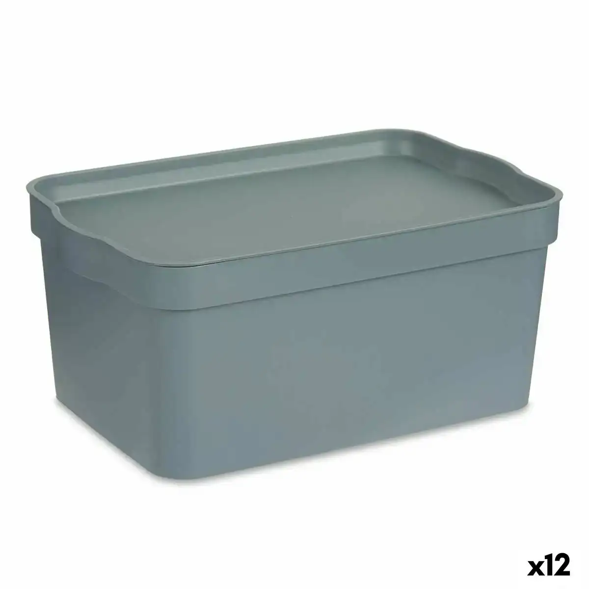 Boite de rangement avec couvercle gris plastique 7 5 l 21 x 14 2 x 32 cm 12 unites _6122. Bienvenue sur DIAYTAR COTE D'IVOIRE - Où l'Authenticité Rencontre le Confort. Plongez dans notre univers de produits qui allient tradition et commodité pour répondre à vos besoins.