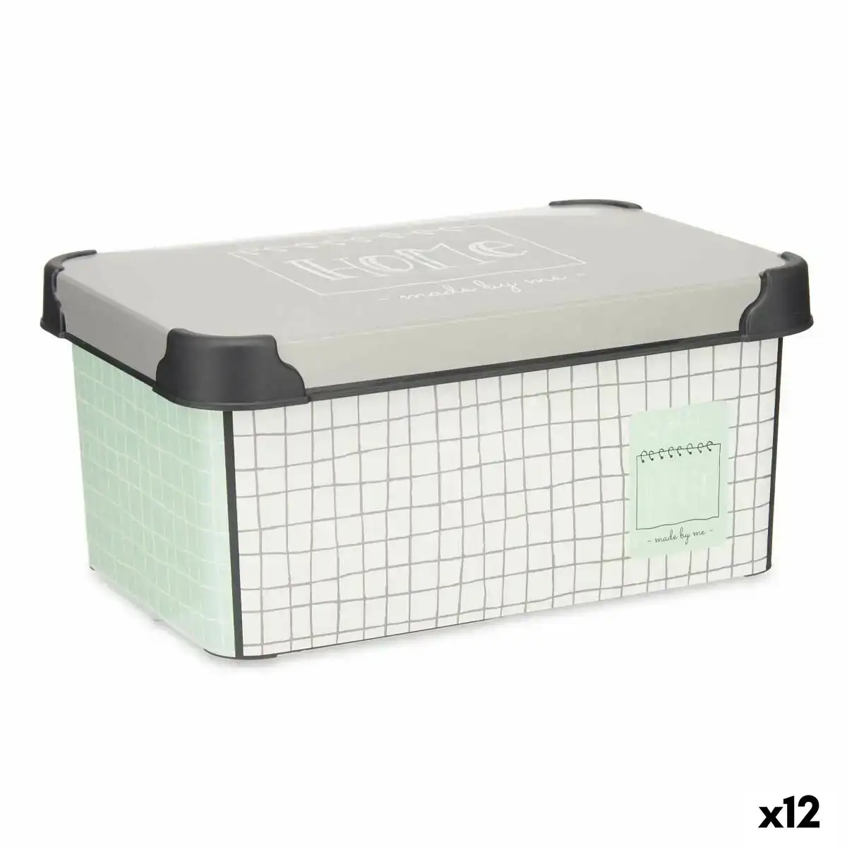 Boite de rangement avec couvercle home a carreaux plastique 5 l 19 x 13 5 x 29 cm 12 unites _5890. Bienvenue dans l'univers captivant de DIAYTAR COTE D'IVOIRE - Votre Plateforme de Shopping Tout-en-Un. Parcourez notre boutique en ligne pour découvrir des produits uniques, allant des articles ménagers aux élégants accessoires de mode.