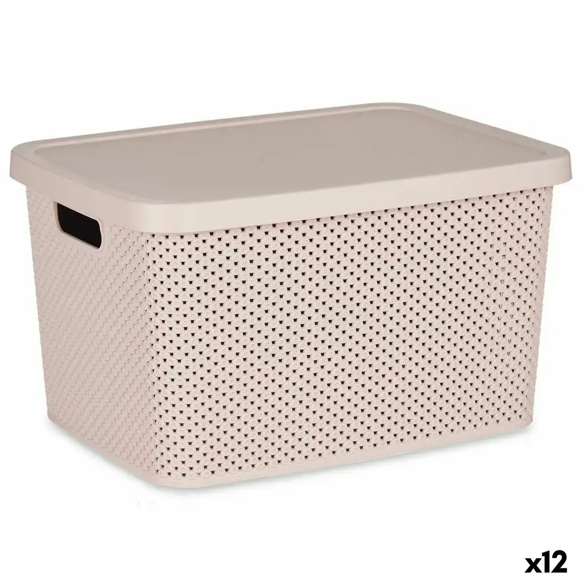 Boite de rangement avec couvercle rose plastique 19 l 28 x 22 5 x 39 cm 12 unites _1322. DIAYTAR COTE D'IVOIRE - Là où la Qualité est Non Négociable. Parcourez notre boutique en ligne pour découvrir des produits qui incarnent le raffinement et l'excellence du Côte d'Ivoire.