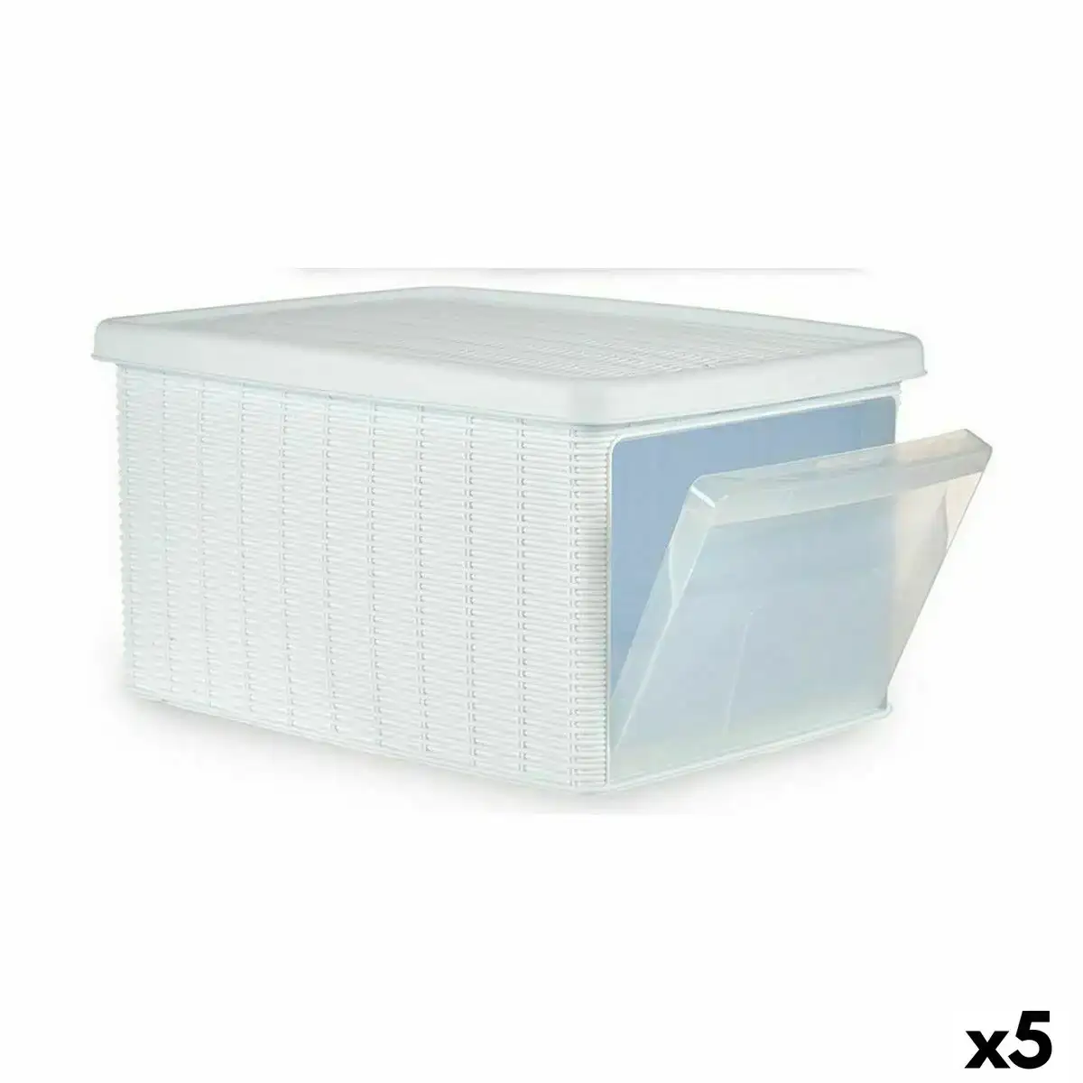 Boite de rangement avec couvercle stefanplast elegance laterale blanc plastique 29 x 21 x 39 cm 5 unites _1418. DIAYTAR COTE D'IVOIRE - L'Art de Magasiner sans Frontières. Parcourez notre vaste sélection d'articles et trouvez tout ce dont vous avez besoin, du chic à l'authentique, du moderne au traditionnel.