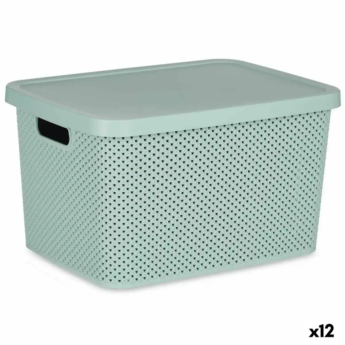 Boite de rangement avec couvercle vert plastique 19 l 28 x 22 x 39 cm 12 unites _8739. DIAYTAR COTE D'IVOIRE - Votre Source de Découvertes Shopping. Naviguez à travers nos catégories et découvrez des articles qui vous surprendront et vous séduiront.