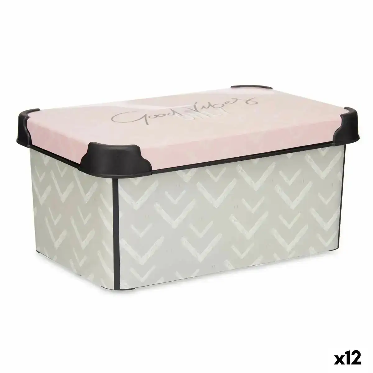 Boite de rangement avec couvercle vibes fleches rose plastique 5 l 19 x 13 5 x 29 5 cm 12 unites _4353. DIAYTAR COTE D'IVOIRE - Où Votre Shopping Prend Vie. Explorez notre boutique en ligne pour trouver des articles qui vous ressemblent et qui ajoutent de l'éclat à votre quotidien.