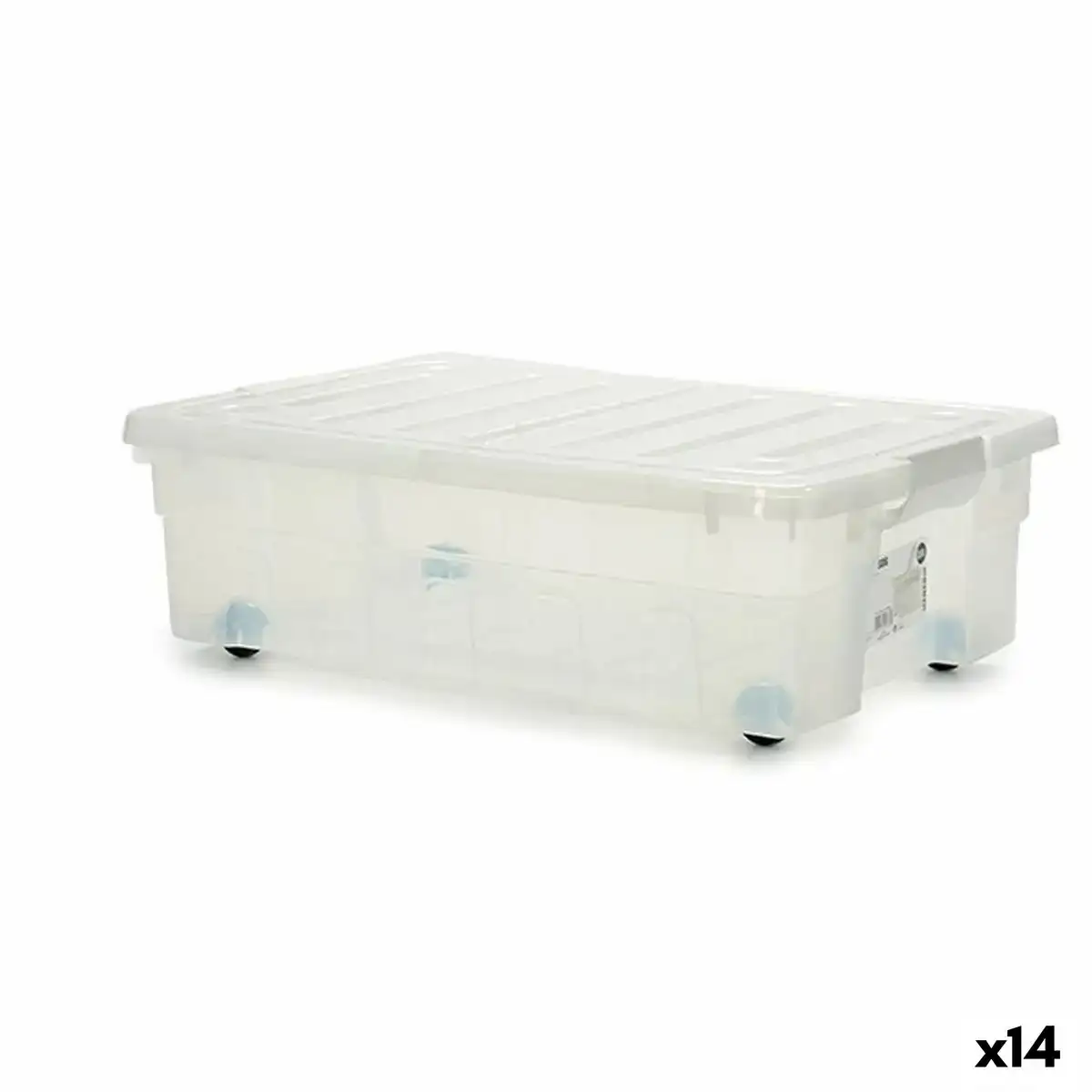 Boite de rangement avec roues 30 l 40 x 18 x 59 5 cm 14 unites _4223. Bienvenue chez DIAYTAR COTE D'IVOIRE - Où Votre Shopping Prend Vie. Découvrez notre univers et dénichez des trésors qui ajoutent de la couleur à votre quotidien.