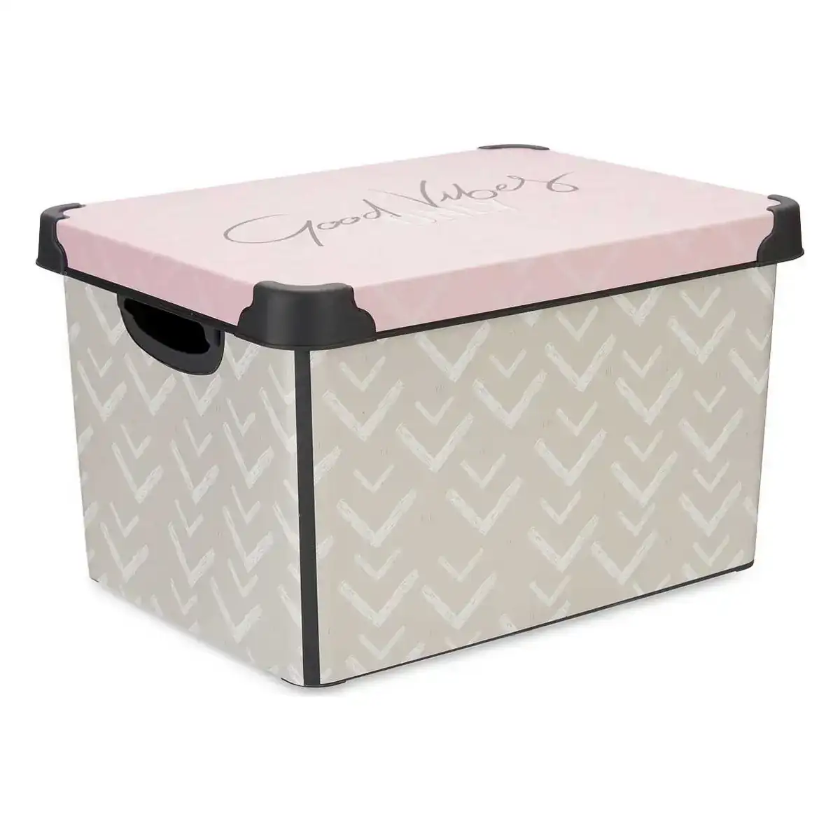 Boite de rangement vibes avec des poignees plastique 17 l 28 x 22 x 37 cm _4022. Entrez dans l'Univers de DIAYTAR COTE D'IVOIRE - Où le Shopping Devient une Découverte. Explorez nos rayons et dénichez des trésors qui illuminent votre quotidien.