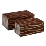 Boite decorative 35 x 20 x 15 cm zebre dmf 2 unites _3022. DIAYTAR COTE D'IVOIRE - L'Odyssée du Shopping à Votre Portée. Parcourez notre boutique en ligne et partez à la découverte d'articles qui rendront chaque jour spécial.