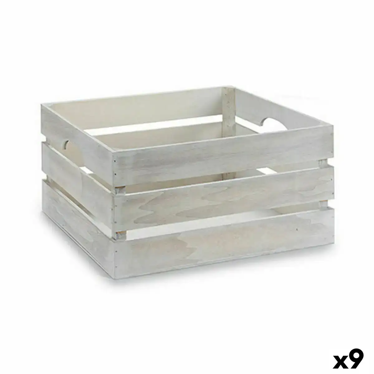 Boite decorative blanc bois 31 x 20 x 40 5 cm 9 unites _7080. DIAYTAR COTE D'IVOIRE - Là où Chaque Achat Contribue à un Rêve. Naviguez à travers notre boutique en ligne et soutenez des artisans talentueux tout en acquérant des trésors.
