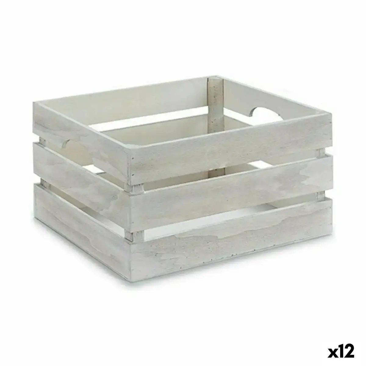 Boite decorative blanc bois 36 x 18 x 26 cm 12 unites _5060. DIAYTAR COTE D'IVOIRE - L'Art de Choisir, l'Art de Vivre. Explorez notre univers de produits soigneusement sélectionnés pour vous offrir une expérience shopping riche et gratifiante.