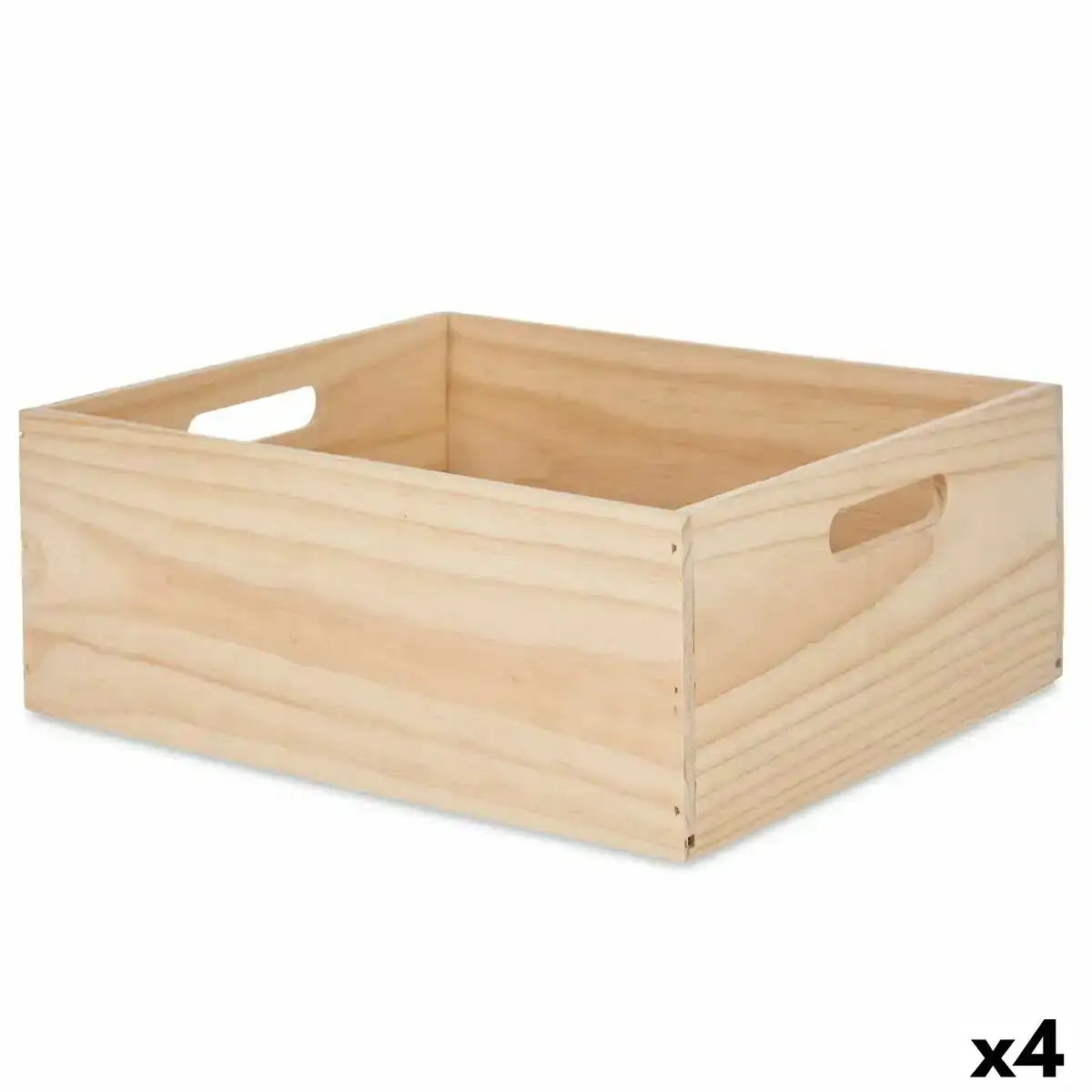 Boite decorative bois de pin 31 x 14 x 36 cm 4 unites _7224. DIAYTAR COTE D'IVOIRE - Là où la Diversité Rencontre la Qualité. Parcourez notre gamme complète et trouvez des produits qui incarnent la richesse et l'unicité du Côte d'Ivoire.