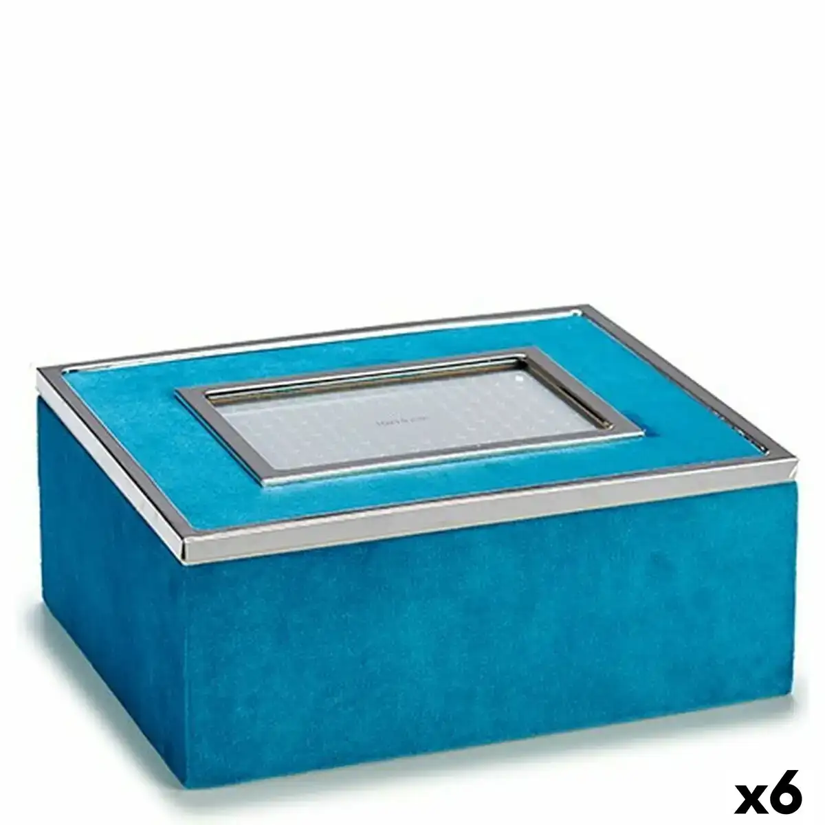 Boite decorative cadre photos velours bleu 20 x 10 3 x 24 8 cm 6 unites _9873. DIAYTAR COTE D'IVOIRE - Votre Destination pour un Shopping Unique. Parcourez notre catalogue et trouvez des articles qui vous inspirent et vous édifient.