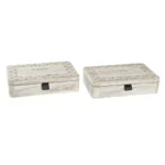Boite decorative dkd home decor naturel bois mdf 28 x 18 x 6 5 cm 2 unites _1976. DIAYTAR COTE D'IVOIRE - Où Votre Shopping Prend Vie. Explorez notre boutique en ligne pour trouver des articles qui vous ressemblent et qui ajoutent de l'éclat à votre quotidien.