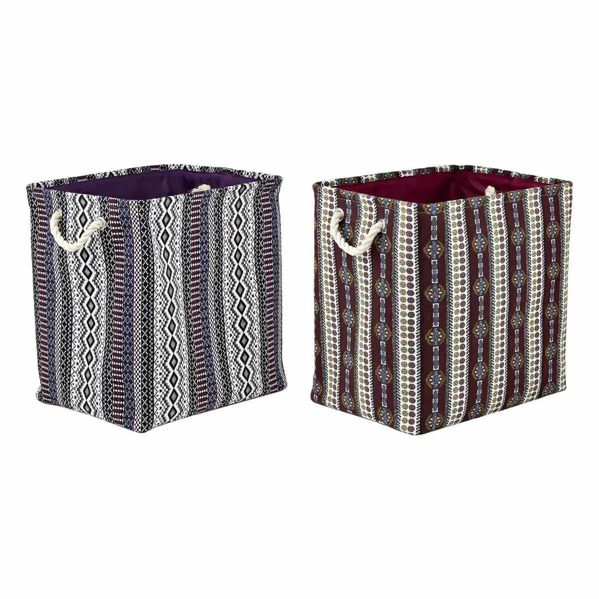 Boite decorative dkd home decor polyester indien feuille de mousse 40 x 30 x 40 cm 2 unites _5884. DIAYTAR COTE D'IVOIRE - Là où Chaque Achat a du Sens. Explorez notre gamme et choisissez des produits qui racontent une histoire, votre histoire.