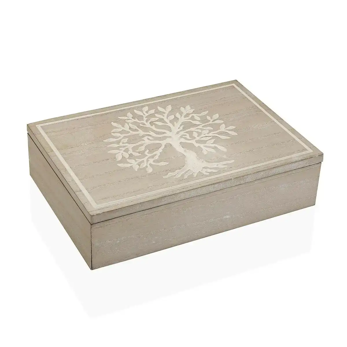 Boite decorative versa arbre bois 7 x 29 x 21 cm_5438. DIAYTAR COTE D'IVOIRE - Votre Passage vers le Chic et l'Élégance. Naviguez à travers notre boutique en ligne pour trouver des produits qui ajoutent une touche sophistiquée à votre style.