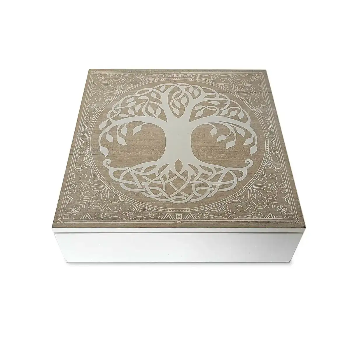 Boite decorative versa idun bois mdf 24 x 7 x 24 cm_3835. DIAYTAR COTE D'IVOIRE - Votre Plateforme Shopping Engagée. Explorez notre catalogue et choisissez des produits qui reflètent notre dévouement envers la qualité et la satisfaction du client.
