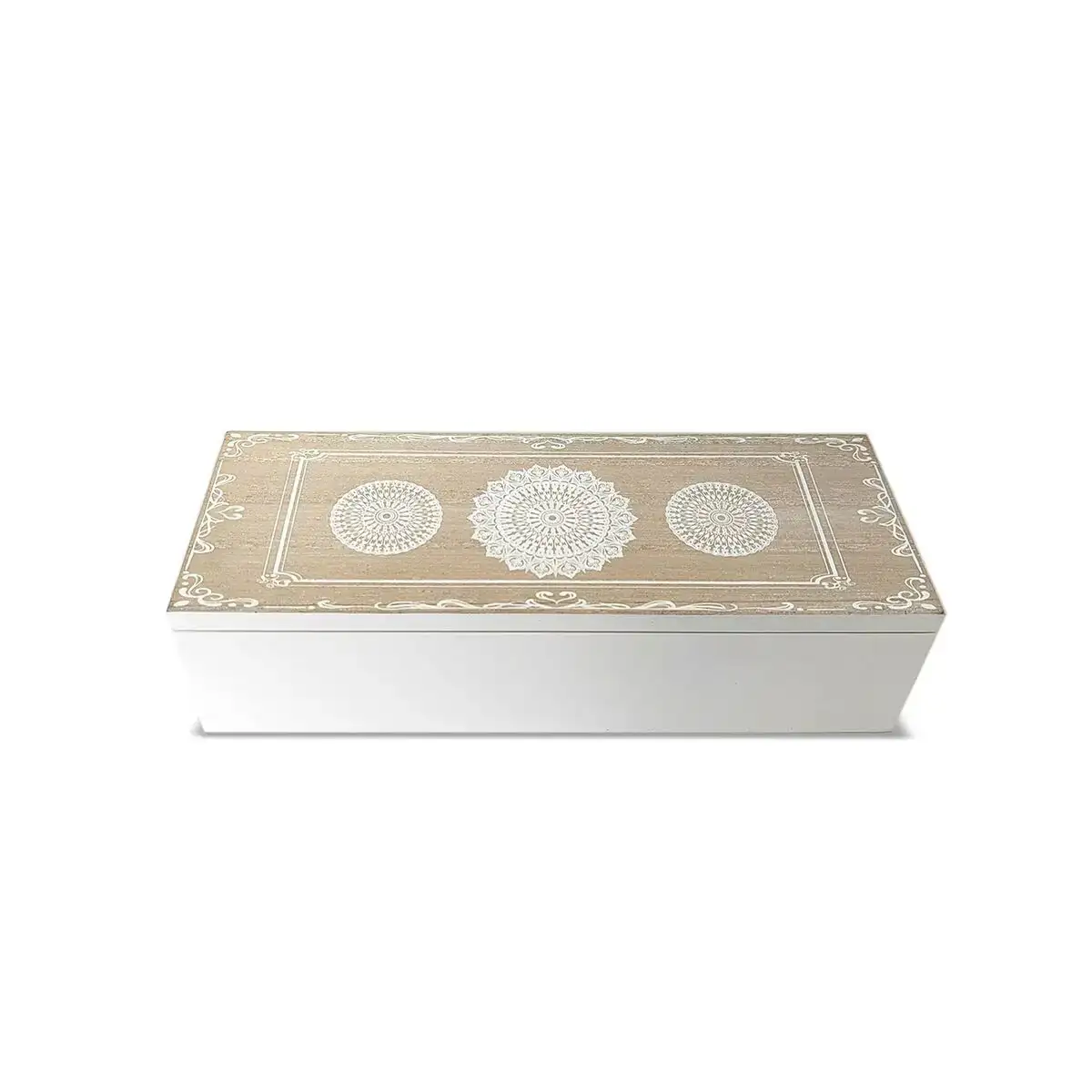 Boite decorative versa mandala bois mdf 9 x 6 x 24 cm_1866. Plongez dans l'Expérience DIAYTAR COTE D'IVOIRE - Où Chaque Produit a une Histoire. Explorez notre boutique en ligne pour trouver des articles qui incarnent la passion et la créativité du Côte d'Ivoire.