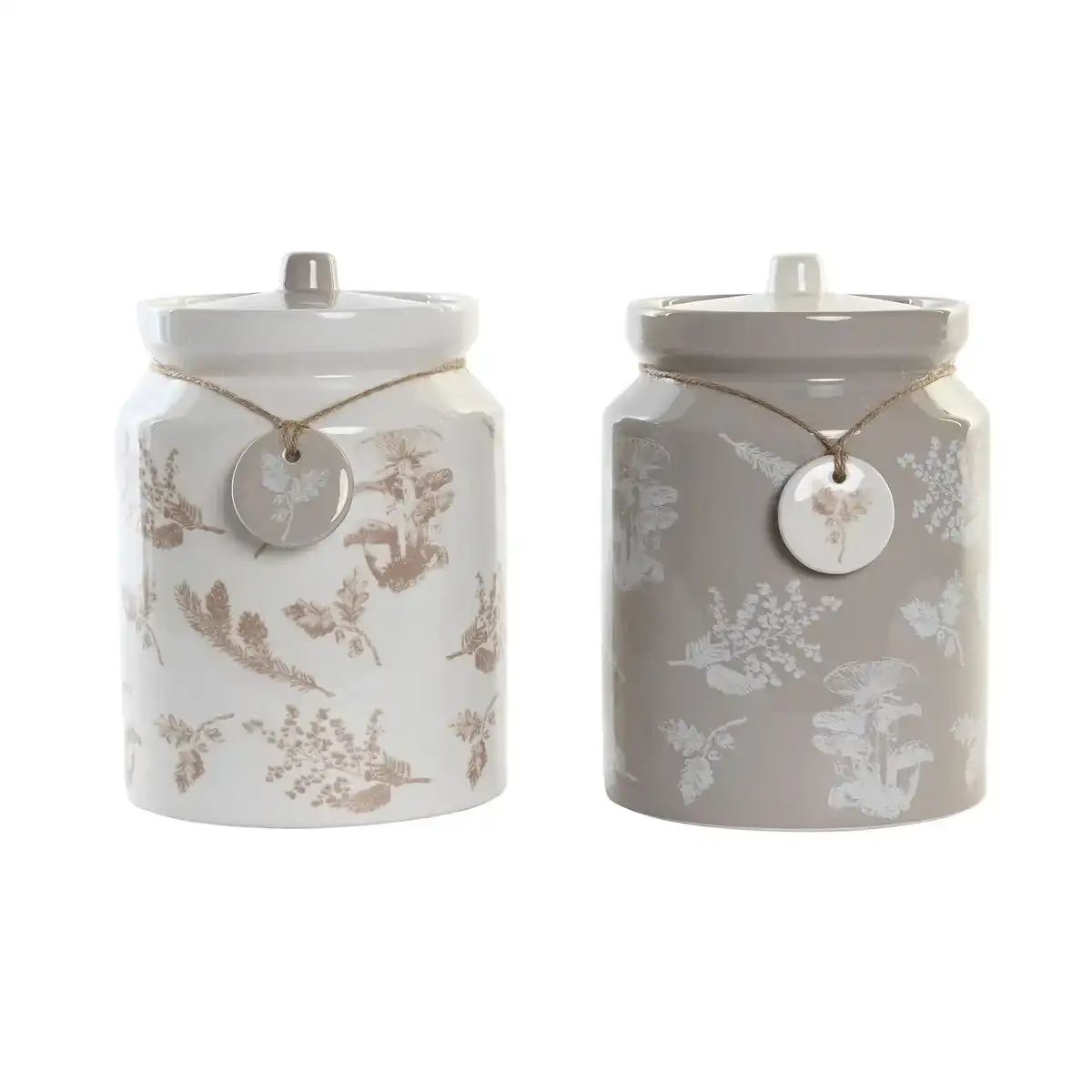 Boite dkd home decor 15 x 15 x 21 cm dolomite 2 unites _9674. DIAYTAR COTE D'IVOIRE - L'Art de Choisir, l'Art de Vivre. Parcourez notre boutique en ligne et choisissez parmi des produits de qualité qui ajoutent de l'élégance à votre quotidien.