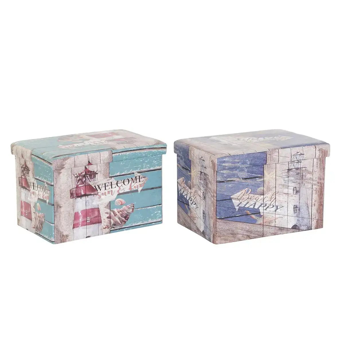 Boite multiusage dkd home decor 59 x 40 x 40 cm polyurethane multicouleur carton mediterraneen 2 unites _7573. Bienvenue chez DIAYTAR COTE D'IVOIRE - Où le Shopping Devient une Aventure. Découvrez notre collection diversifiée et explorez des produits qui reflètent la diversité du Côte d'Ivoire.