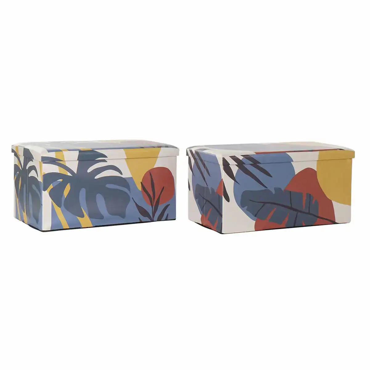 Boite multiusage dkd home decor 79 x 39 5 x 38 cm polyurethane multicouleur tropical 2 unites _6143. Bienvenue chez DIAYTAR COTE D'IVOIRE - Votre Porte d'Accès à la Diversité. Découvrez notre boutique en ligne et choisissez parmi une pléthore d'articles qui célèbrent la richesse culturelle du Côte d'Ivoire et au-delà.