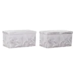 Boite multiusage dkd home decor pliable 71 5 x 35 x 36 cm polyurethane tropical 2 unites _4337. DIAYTAR COTE D'IVOIRE - Là où Choisir est un Acte d'Amour pour le Côte d'Ivoire. Explorez notre gamme et choisissez des produits qui célèbrent la culture et l'artisanat du pays.