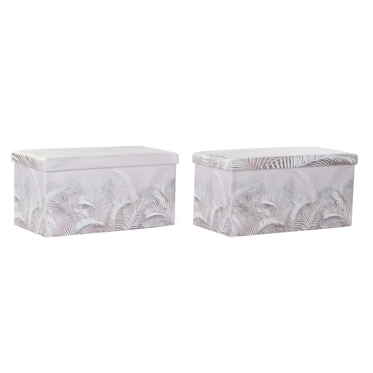Boite multiusage dkd home decor pliable 71 5 x 35 x 36 cm polyurethane tropical 2 unites _4337. DIAYTAR COTE D'IVOIRE - Là où Choisir est un Acte d'Amour pour le Côte d'Ivoire. Explorez notre gamme et choisissez des produits qui célèbrent la culture et l'artisanat du pays.