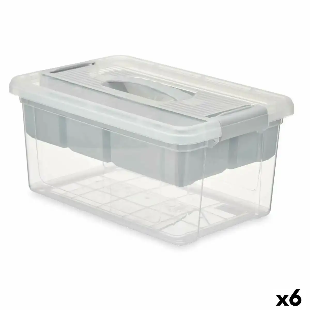 Boite multiusage gris transparent plastique 9 l 35 5 x 17 x 23 5 cm 6 unites _2971. Bienvenue sur DIAYTAR COTE D'IVOIRE - Votre Fenêtre sur le Shopping Moderne. Parcourez notre boutique en ligne et découvrez des produits qui incarnent l'évolution du style et de la qualité.