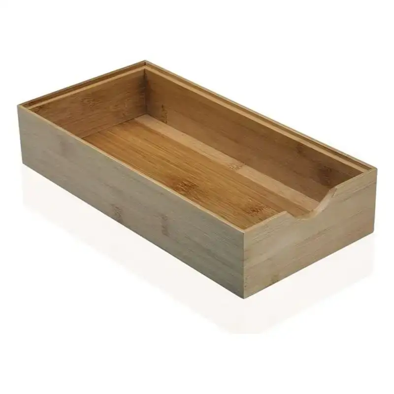Boite multiusage versa bambou 15 2 x 6 4 x 30 5 cm _5737. DIAYTAR COTE D'IVOIRE - Où le Shopping Devient une Aventure Culturelle. Plongez dans notre univers de produits qui célèbrent l'héritage et l'artisanat du Côte d'Ivoire.
