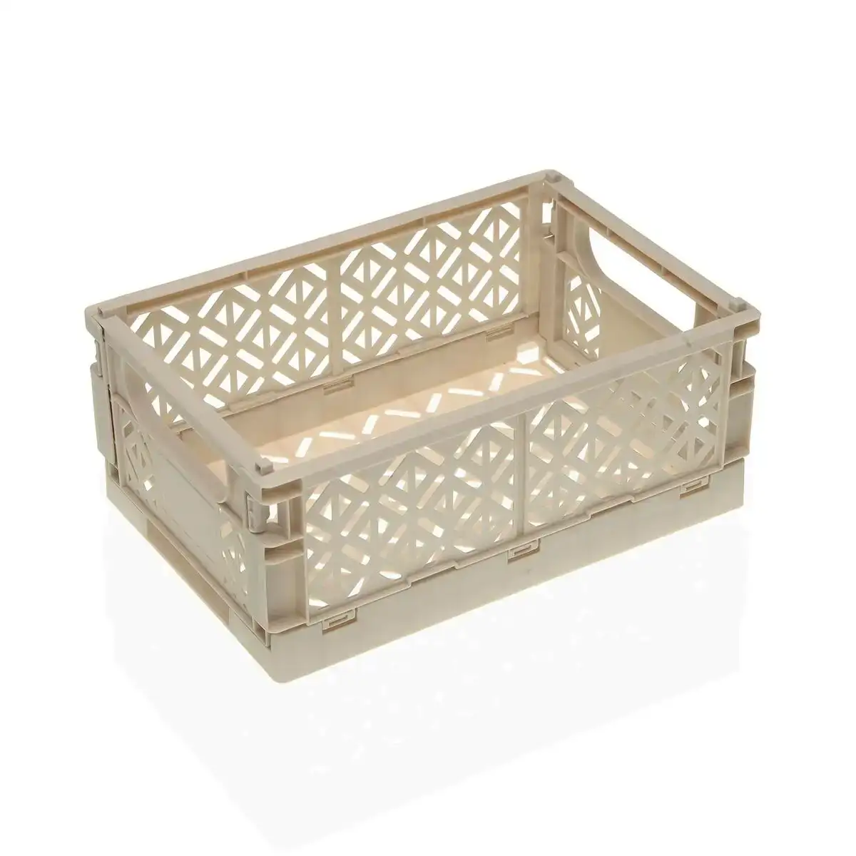 Boite pliante versa blanc polypropylene 25 x 10 x 16 5 cm_5472. DIAYTAR COTE D'IVOIRE - Votre Destination Shopping Éthique. Parcourez notre gamme et choisissez des articles qui respectent l'environnement et les communautés locales.