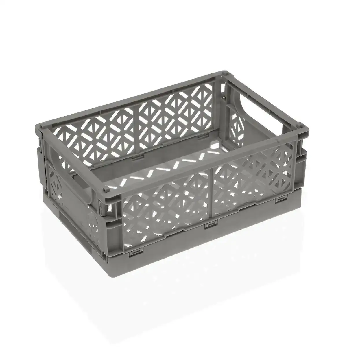 Boite pliante versa gris polypropylene 25 x 10 x 16 5 cm_4783. DIAYTAR COTE D'IVOIRE - L'Art du Shopping Distinctif. Naviguez à travers notre gamme soigneusement sélectionnée et choisissez des produits qui définissent votre mode de vie.