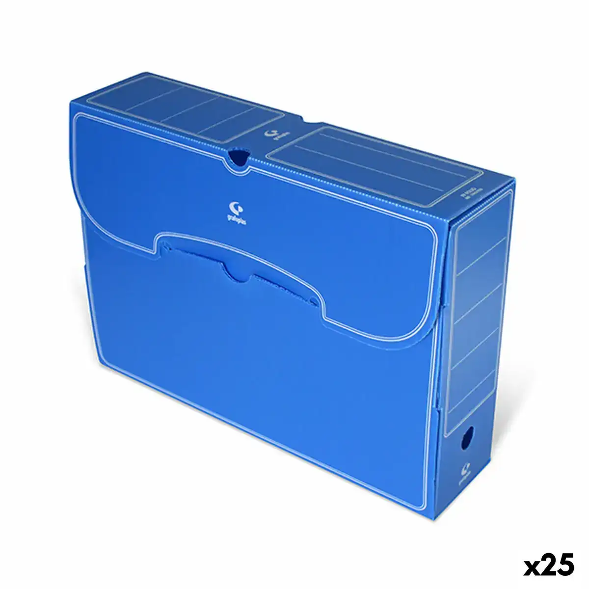 Boite pour archives grafoplas bleu a4 25 unites _3101. DIAYTAR COTE D'IVOIRE - Où Chaque Détail Compte. Parcourez nos produits soigneusement sélectionnés et choisissez des articles qui correspondent à votre style et à vos valeurs.