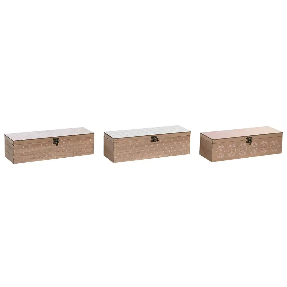 Boite pour infusions dkd home decor 30 x 9 x 8 cm verre rose blanc 3 pieces bois mdf_4839. DIAYTAR COTE D'IVOIRE - Où Choisir Devient une Découverte. Explorez notre boutique en ligne et trouvez des articles qui vous surprennent et vous ravissent à chaque clic.