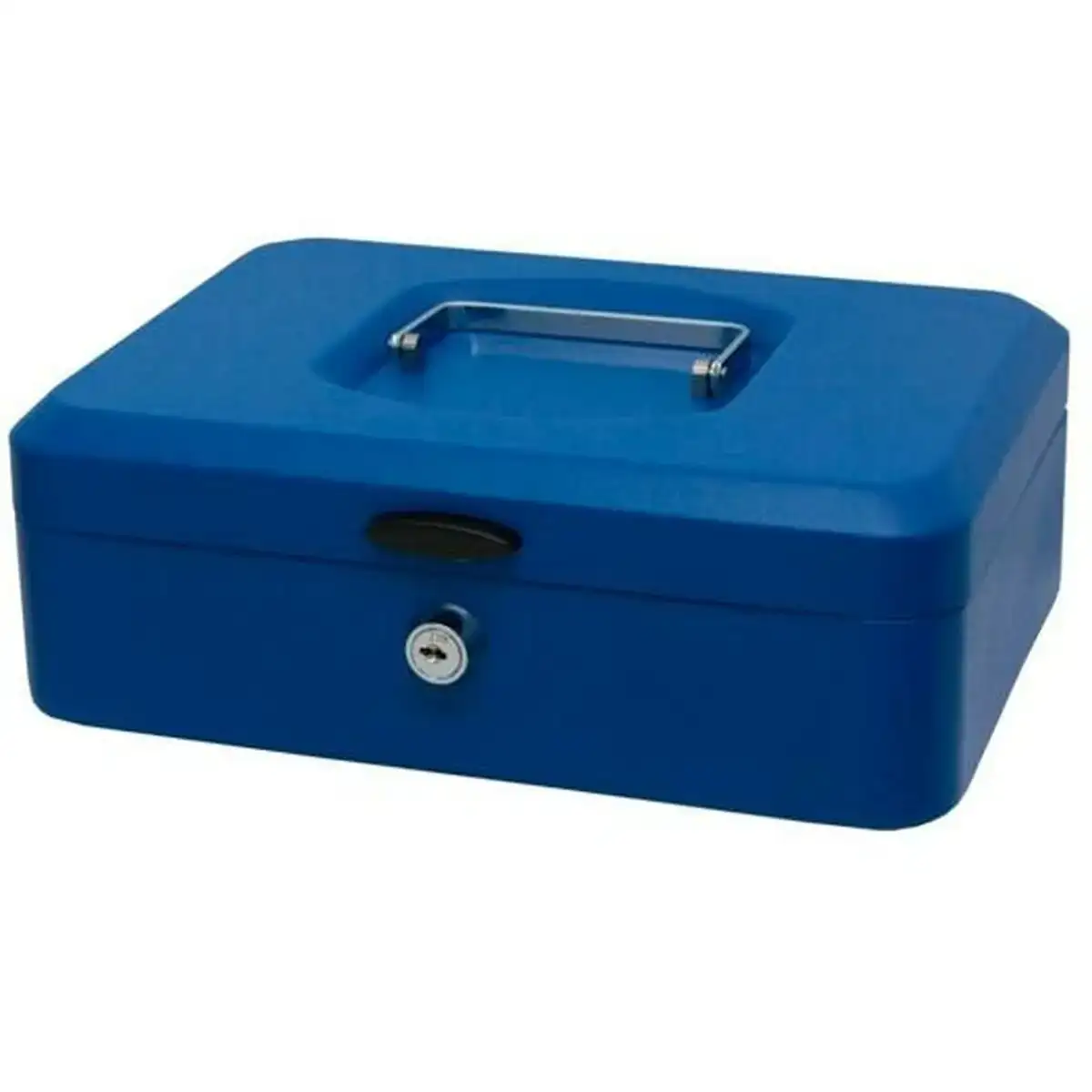 Boite securite bismark 25 x 9 x 17 cm bleu metal_4066. DIAYTAR COTE D'IVOIRE - Où Choisir Devient un Acte de Découverte. Découvrez notre gamme et choisissez des produits qui éveillent votre curiosité et élargissent vos horizons.