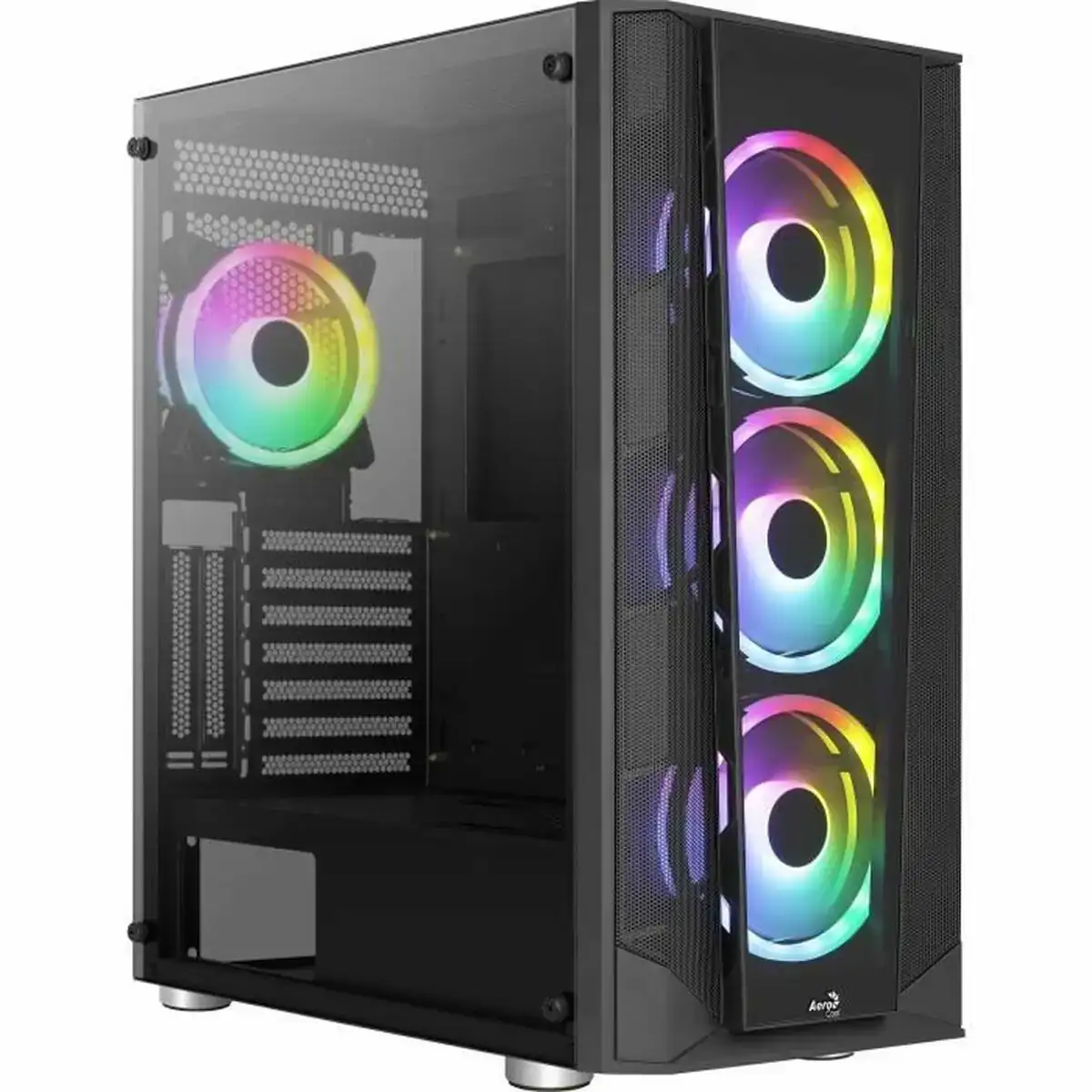 Boitier atx semi tour aerocool noir_5780. Bienvenue chez DIAYTAR COTE D'IVOIRE - Où l'Authenticité Rencontre l'Accessibilité. Explorez notre sélection abordable et découvrez des articles qui incarnent l'essence du Côte d'Ivoire.