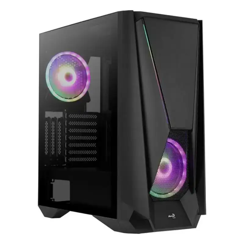 Boitier atx semi tour aerocool visorbk led rgb noir_3532. DIAYTAR COTE D'IVOIRE - Où Chaque Produit a son Histoire à Raconter. Parcourez notre catalogue et découvrez des articles qui portent en eux la passion et l'histoire du Côte d'Ivoire.