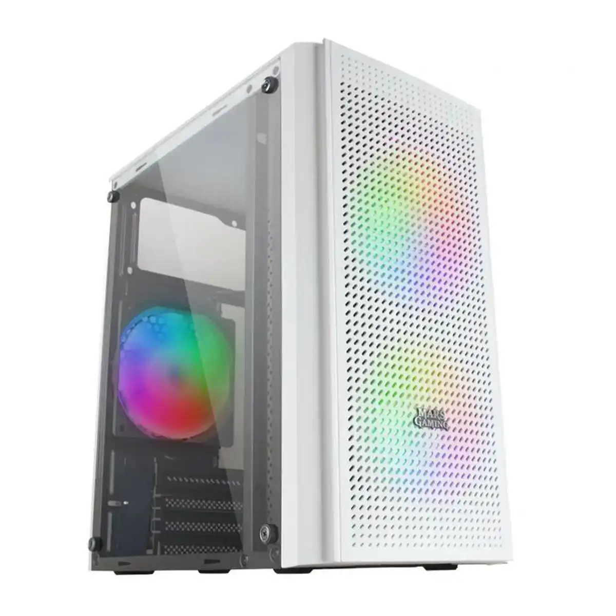 Boitier atx semi tour mars gaming mc300w blanc rgb_4809. DIAYTAR COTE D'IVOIRE - Là où les Possibilités sont Infinies. Parcourez nos catégories et laissez-vous séduire par des produits qui enrichiront votre quotidien, du pratique à l'esthétique.