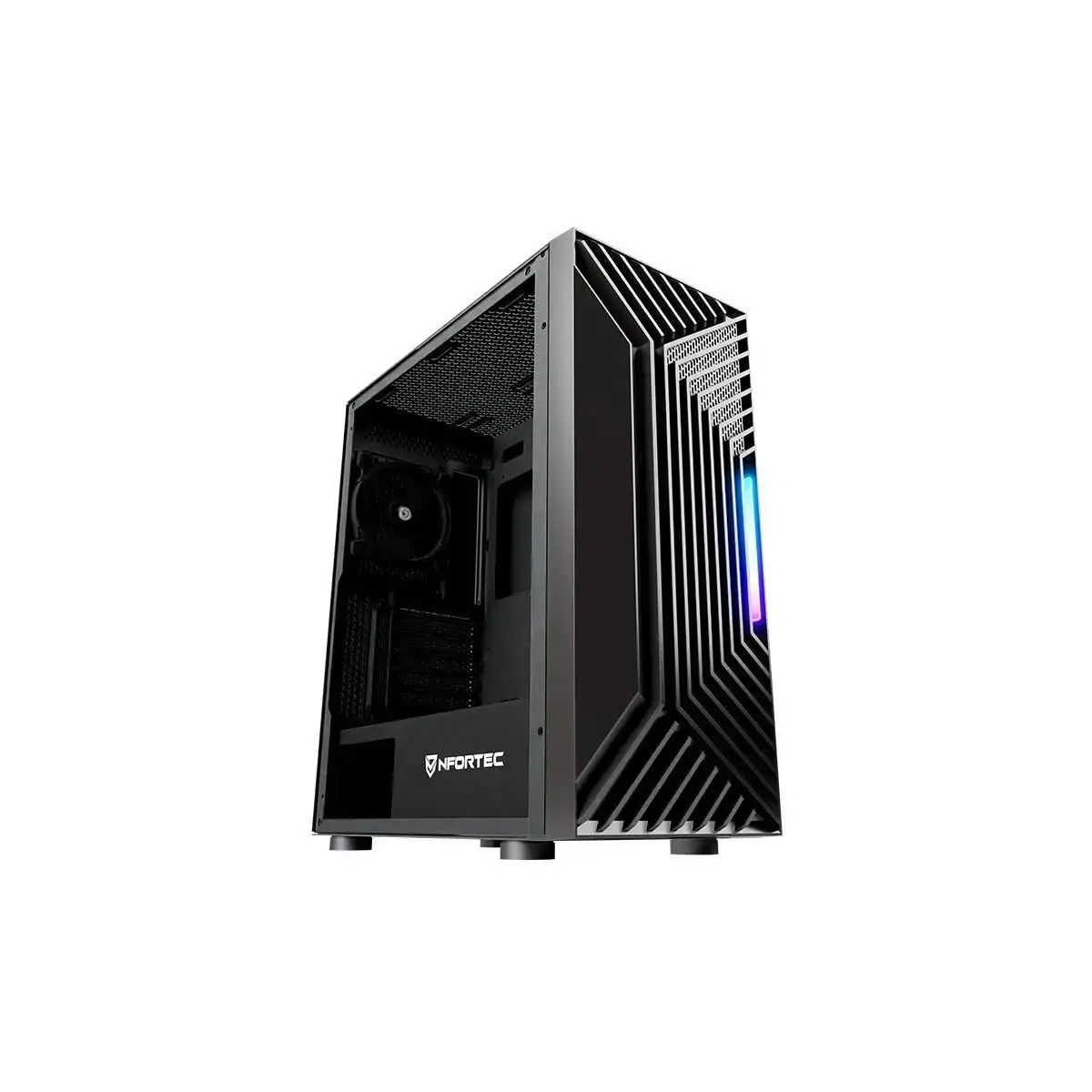 Boitier atx semi tour nfortec nervia black argb noir_9601. DIAYTAR COTE D'IVOIRE - Où Chaque Achat Raconte une Histoire. Parcourez notre boutique en ligne pour trouver des articles qui évoquent le savoir-faire et la tradition du Côte d'Ivoire.