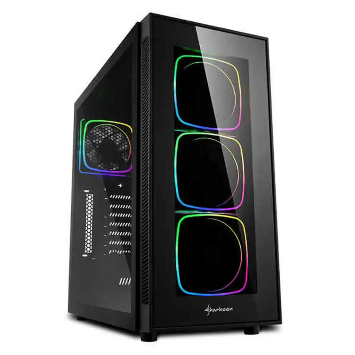 Boitier atx semi tour sharkoon 4044951028221 noir_1459. Votre Destination de Choix: DIAYTAR COTE D'IVOIRE - Où l'Authenticité Rencontre la Commodité. Faites l'expérience de magasiner en ligne pour des articles qui incarnent la richesse culturelle et la modernité du Côte d'Ivoire.