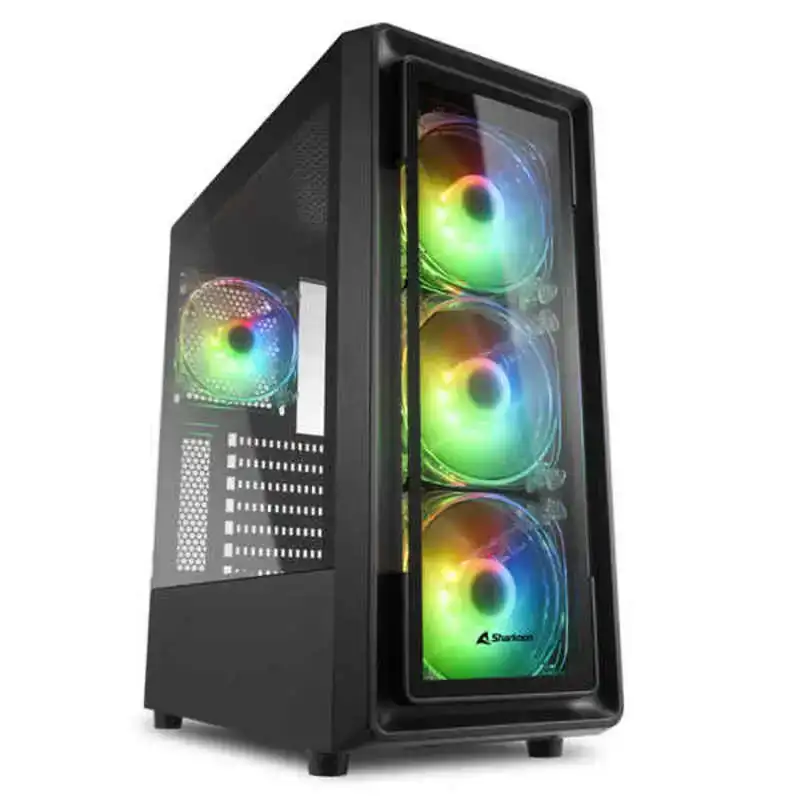 Boitier atx semi tour sharkoon 4044951030187 noir_8829. DIAYTAR COTE D'IVOIRE - Où Choisir Rime avec Qualité. Découvrez notre sélection soigneusement conçue et choisissez des articles qui incarnent l'excellence et l'innovation.