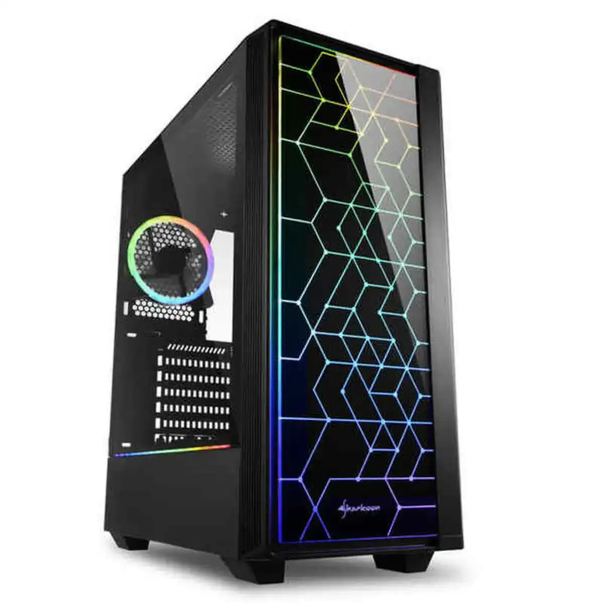 Boitier atx semi tour sharkoon lit 100 noir_5168. DIAYTAR COTE D'IVOIRE - Où le Shopping est un Plaisir Engagé. Parcourez notre catalogue et choisissez des produits qui respectent vos valeurs et vos attentes.