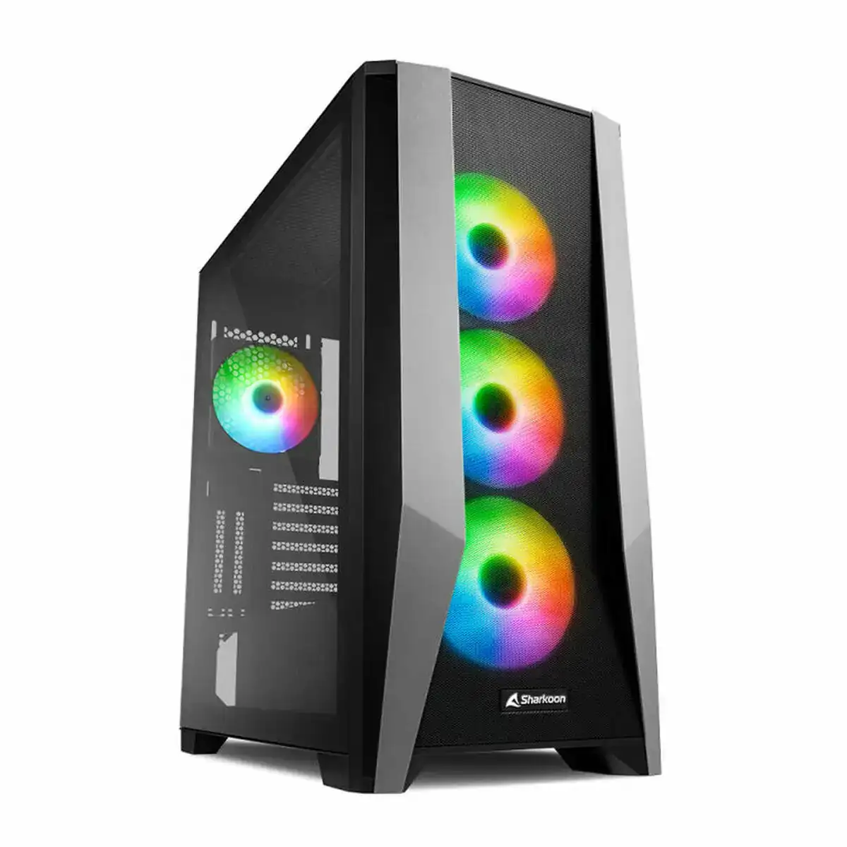 Boitier atx semi tour sharkoon tg7m atx led rgb_4223. Votre Destination de Choix: DIAYTAR COTE D'IVOIRE - Où l'Authenticité Rencontre la Commodité. Faites l'expérience de magasiner en ligne pour des articles qui incarnent la richesse culturelle et la modernité du Côte d'Ivoire.