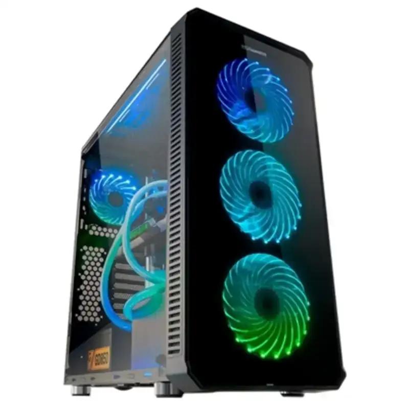 Boitier demi tour micro atx mini itx atx nox nxhummertgm led rgb usb 3 0 noir_5153. DIAYTAR COTE D'IVOIRE - Où le Shopping est un Plaisir Engagé. Parcourez notre catalogue et choisissez des produits qui respectent vos valeurs et vos attentes.