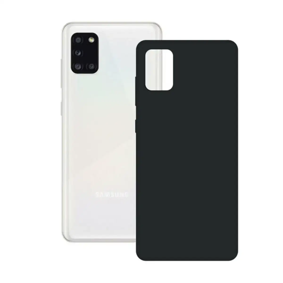 Boitier samsung galaxy a31 ksix noir rigide_3770. Entrez dans le Monde de DIAYTAR COTE D'IVOIRE - Où Chaque Produit Raconte une Histoire Unique. Explorez notre sélection et laissez-vous transporter par des récits à travers les articles que vous choisissez.