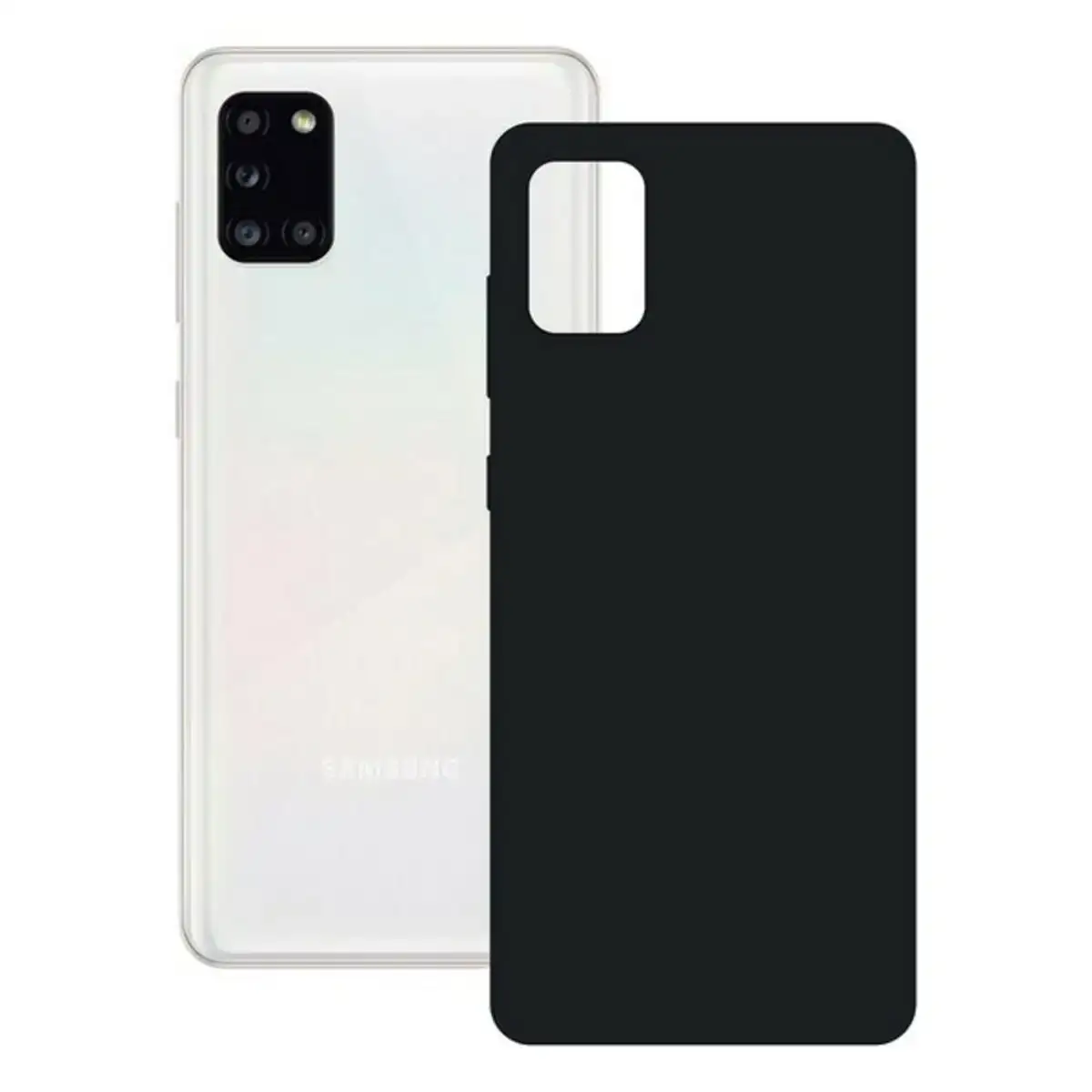 Boitier samsung galaxy a31 ksix silk noir_5491. DIAYTAR COTE D'IVOIRE - Où Choisir est une Célébration de l'Artisanat. Explorez notre boutique en ligne et choisissez des articles qui incarnent l'art et le savoir-faire du Côte d'Ivoire.