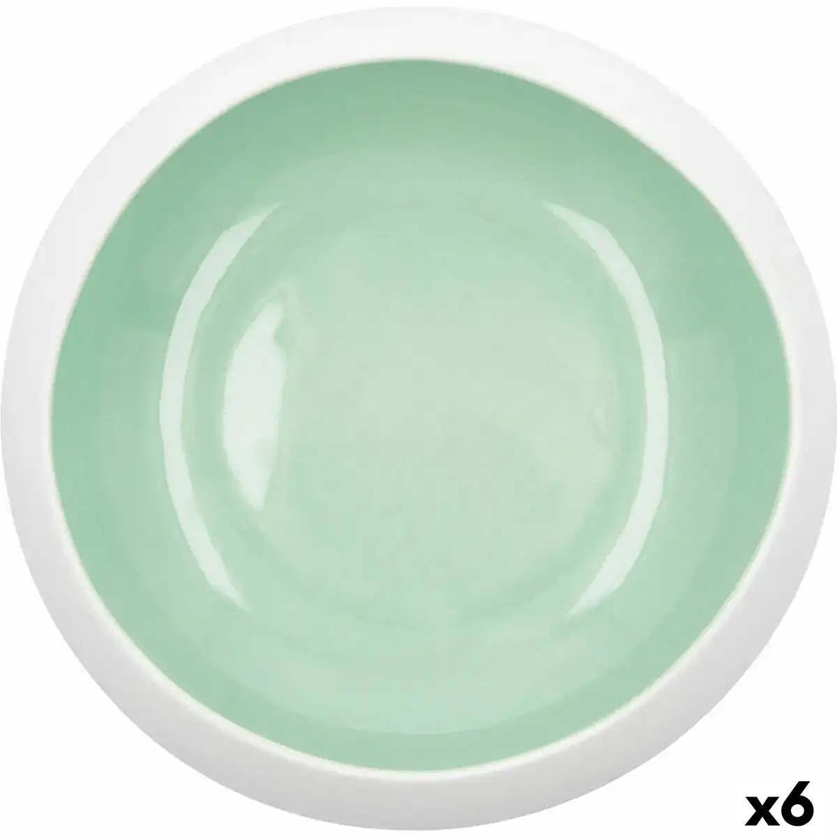 Bol ariane organic ceramique vert 16 cm 6 unites _4278. DIAYTAR COTE D'IVOIRE - L'Artisanat à Portée de Clic. Découvrez notre boutique en ligne pour trouver des produits uniques qui célèbrent la créativité et l'artisanat sénégalais.