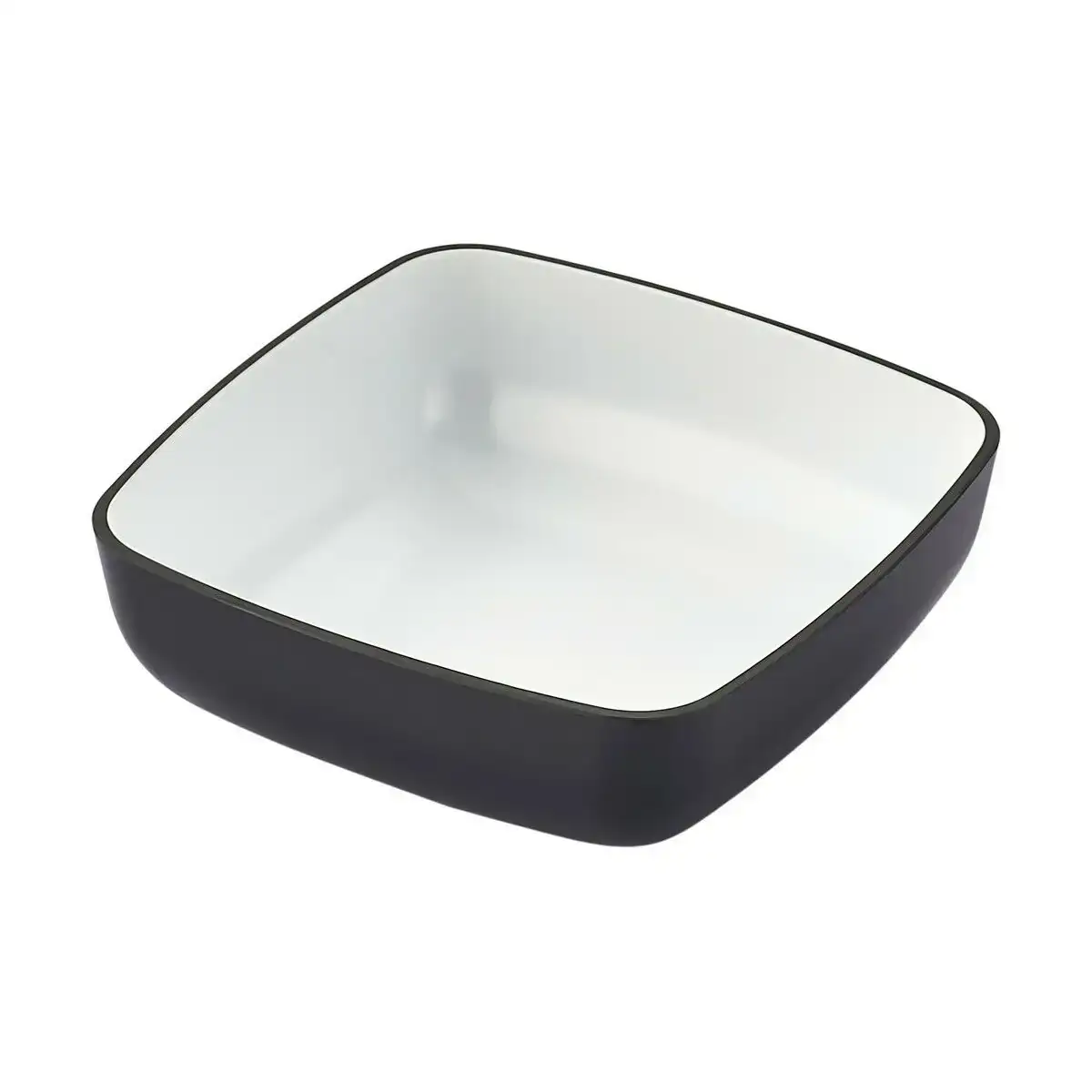 Bol blanc noir melamine 7 5 x 7 5 x 2 5 cm carre_9742. Bienvenue chez DIAYTAR COTE D'IVOIRE - Où Chaque Détail Fait la Différence. Découvrez notre sélection méticuleuse et choisissez des articles qui répondent à vos exigences.