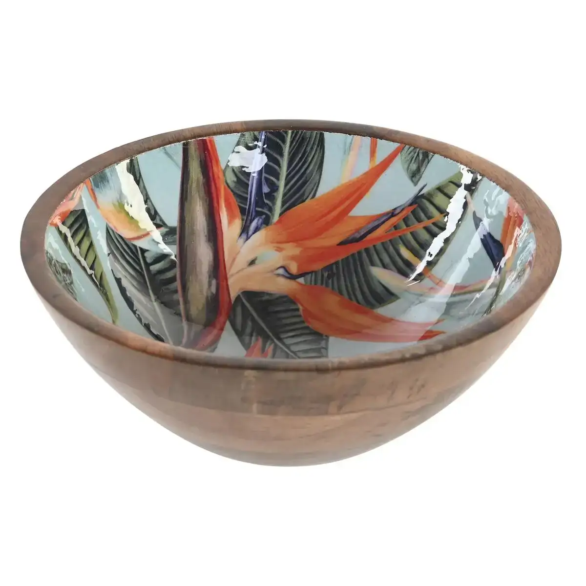 Bol dkd home decor naturel vert bois de manguier tropical 18 x 18 x 7 cm_2465. DIAYTAR COTE D'IVOIRE - Votre Source d'Inspiration Shopping. Parcourez nos rayons et trouvez des articles qui vous inspirent, que ce soit pour votre style, votre maison ou votre vie quotidienne.