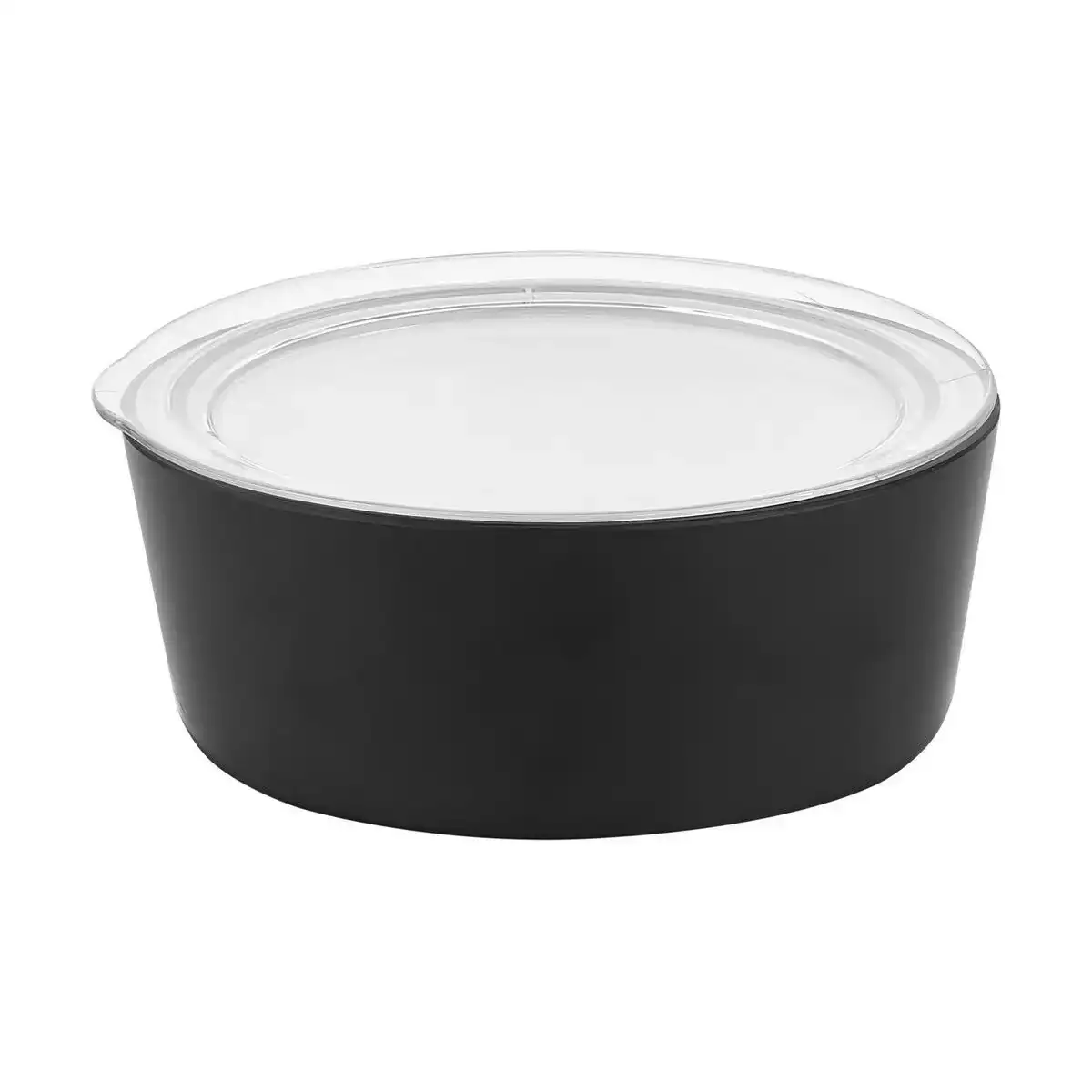 Bol inde avec couvercle melamine blanc noir 600 ml 14 x 6 cm_5413. DIAYTAR COTE D'IVOIRE - L'Artisanat à Portée de Clic. Découvrez notre boutique en ligne pour trouver des produits uniques qui célèbrent la créativité et l'artisanat sénégalais.