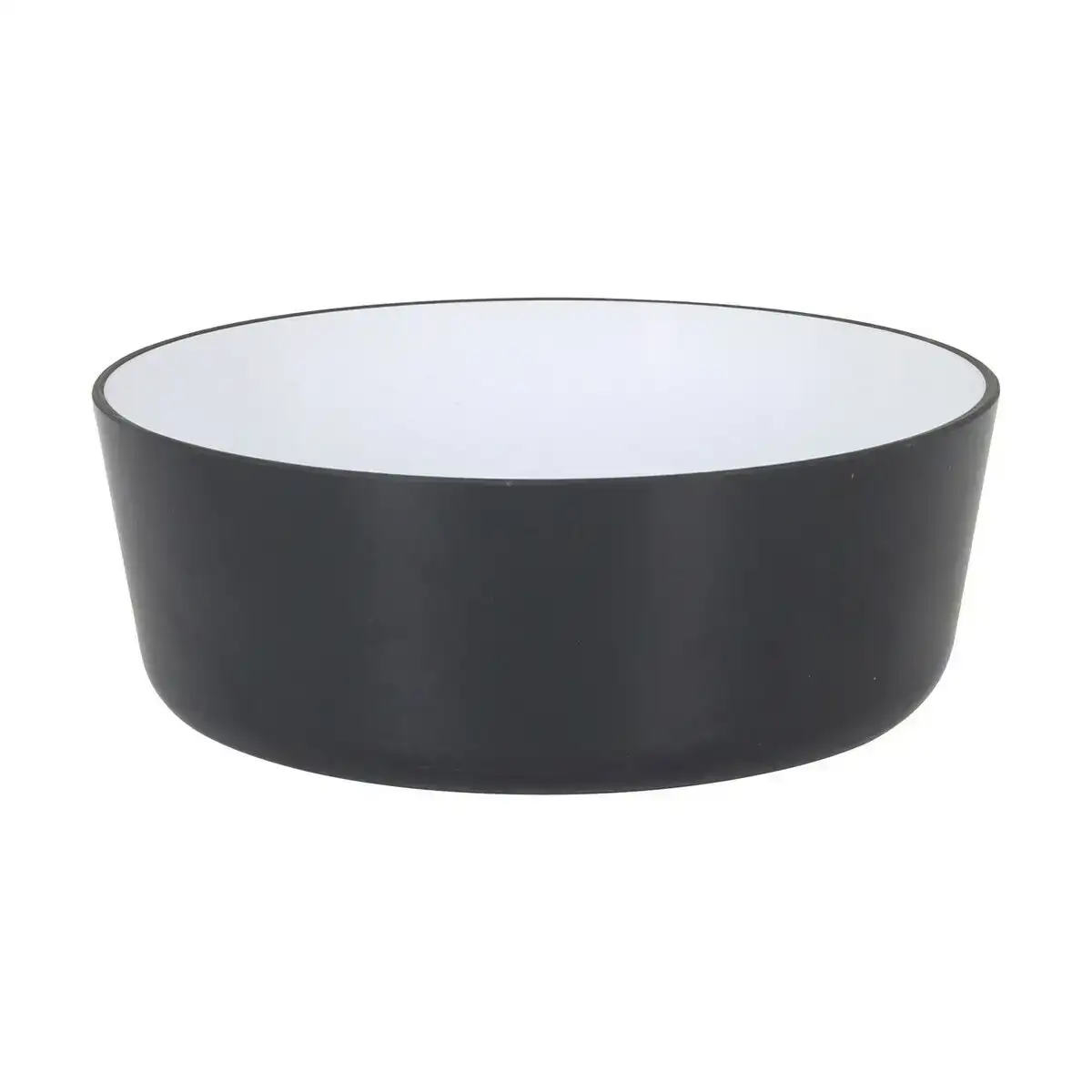 Bol inde melamine blanc noir 600 ml 14 x 6 cm_5927. Bienvenue chez DIAYTAR COTE D'IVOIRE - Où Chaque Objet a sa Propre Histoire. Découvrez notre sélection soigneusement choisie et choisissez des produits qui racontent le patrimoine sénégalais.