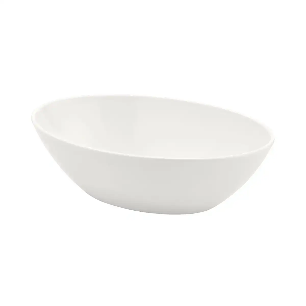 Bol inde melamine blanc oblongue 36 x 24 x 11 cm_8676. DIAYTAR COTE D'IVOIRE - Où Chaque Achat Raconte une Histoire. Explorez notre boutique en ligne et créez votre propre narration à travers notre diversité de produits, chacun portant une signification unique.