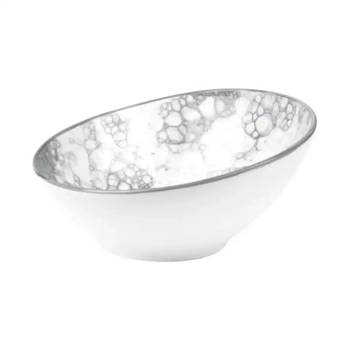 Bol inde porcelaine noir blanc 350 ml_3129. Bienvenue chez DIAYTAR COTE D'IVOIRE - Où Chaque Détail Fait la Différence. Découvrez notre sélection méticuleuse et choisissez des articles qui répondent à vos exigences.