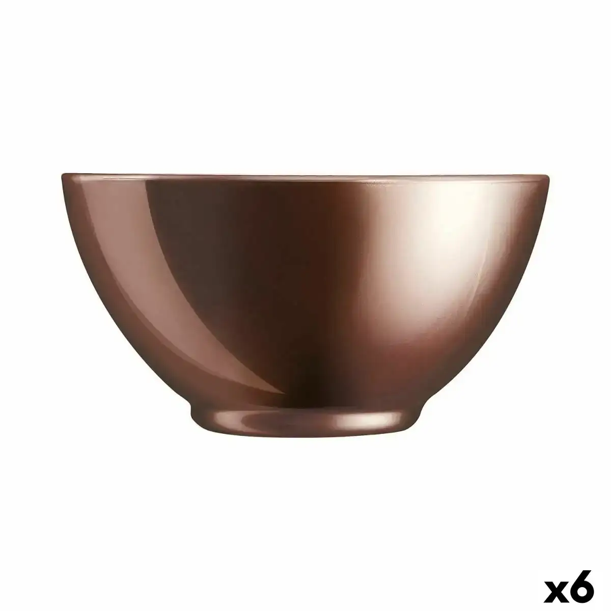 Bol luminarc flashy marron verre 500 ml 6 unites _1871. DIAYTAR COTE D'IVOIRE - L'Art de Vivre en Couleurs et en Styles. Parcourez notre sélection et trouvez des articles qui reflètent votre personnalité et votre goût pour la vie.